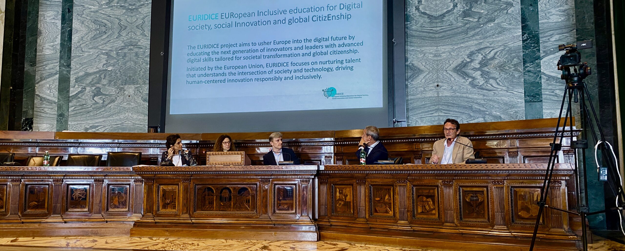 EURIDICE presented at Aurora Biannual in Naples, 28 May 2024