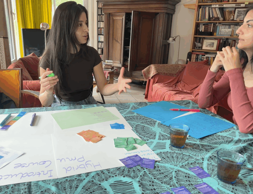 Design toolkit for hybrid learning.